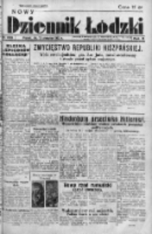 Nowy Dziennik Łódzki 1932, R.2, VIII, Nr 222