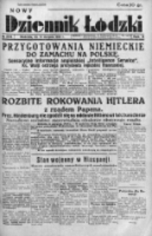 Nowy Dziennik Łódzki 1932, R.2, VIII, Nr 224