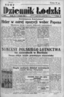 Nowy Dziennik Łódzki 1932, R.2, VIII, Nr 226