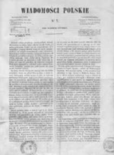 Wiadomości Polskie 1859, Nr 7