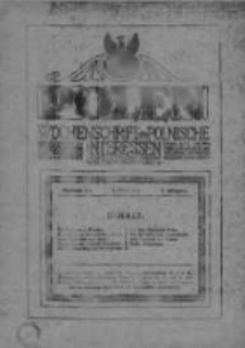 Polen. Wochenschrift für polnische Interessen. 1917, Jg. 3, Bd. IX, Nr 114