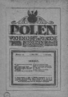 Polen. Wochenschrift für polnische Interessen. 1917, Jg. 3, Bd. IX, Nr 115