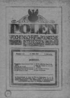 Polen. Wochenschrift für polnische Interessen. 1917, Jg. 3, Bd. IX, Nr 117