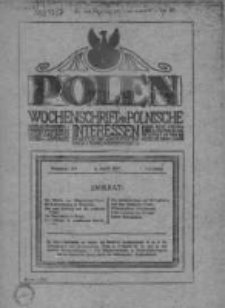Polen. Wochenschrift für polnische Interessen. 1917, Jg. 3, Bd. X, Nr 119