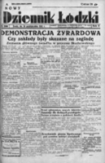 Nowy Dziennik Łódzki 1932, R.2, X, Nr 296