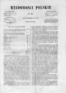Wiadomości Polskie 1859, Nr 15