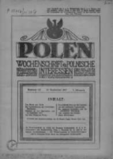 Polen. Wochenschrift für polnische Interessen. 1917, Jg. 3, Bd. XI, Nr 143