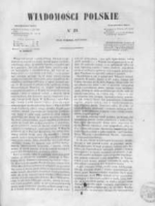 Wiadomości Polskie 1859, Nr 29