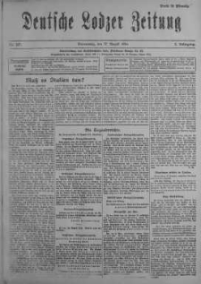 Deutsche Lodzer Zeitung 17 sierpień 1916 nr 227