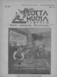 Żółta Mucha Tse-Tse 1931, R.3, Nr 39