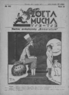 Żółta Mucha Tse-Tse 1931, R.3, Nr 40