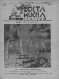 Żółta Mucha Tse-Tse 1931, R.3, Nr 62
