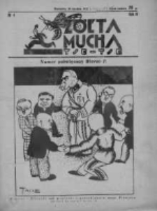 Żółta Mucha Tse-Tse 1932, R.4, Nr 4
