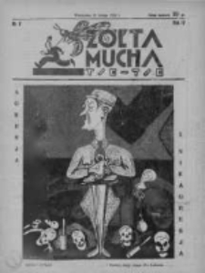 Żółta Mucha Tse-Tse 1932, R.4, Nr 8