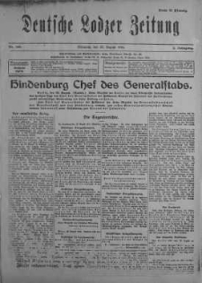 Deutsche Lodzer Zeitung 30 sierpień 1916 nr 240