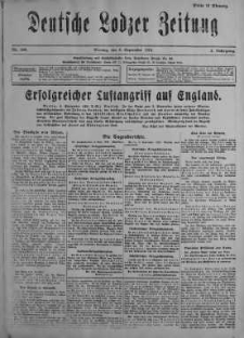 Deutsche Lodzer Zeitung 4 wrzesień 1916 nr 245
