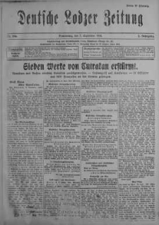 Deutsche Lodzer Zeitung 7 wrzesień 1916 nr 248