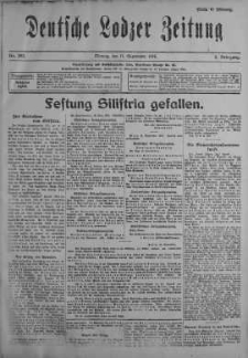 Deutsche Lodzer Zeitung 11 wrzesień 1916 nr 252