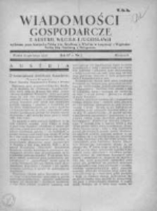 Wiadomośći Gospodarcze z Austrii, Węgier i Jugosławii 1930, R.4, Nr 2