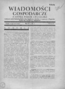 Wiadomośći Gospodarcze z Austrii, Węgier i Jugosławii 1930, R.4, Nr 3