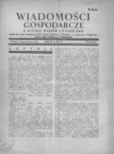 Wiadomośći Gospodarcze z Austrii, Węgier i Jugosławii 1930, R.4, Nr 11