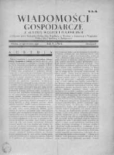 Wiadomośći Gospodarcze z Austrii, Węgier i Jugosławii 1931, R.5, Nr 4