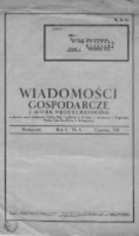 Wiadomośći Gospodarcze z Austrii, Węgier i Jugosławii 1931, R.5, Nr 6