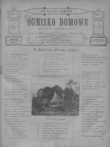 Ognisko Domowe. Czasopismo literackie, artystyczne, naukowe i spłeczne 1883/1884, R. I, Nr 3
