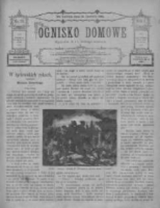 Ognisko Domowe. Czasopismo literackie, artystyczne, naukowe i spłeczne 1883/1884, R. I, Nr 12