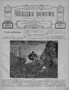 Ognisko Domowe. Czasopismo literackie, artystyczne, naukowe i spłeczne 1883/1884, R. I, Nr 23