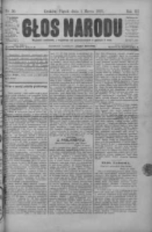 Głos Narodu 1895, Nr 50