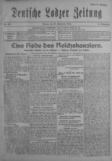 Deutsche Lodzer Zeitung 29 wrzesień 1916 nr 270
