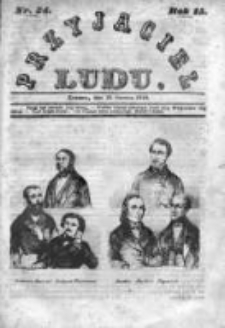 Przyjaciel Ludu czyli Tygodnik potrzebnych i pożytecznych wiadomości 1848, Nr 24