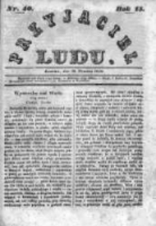 Przyjaciel Ludu czyli Tygodnik potrzebnych i pożytecznych wiadomości 1848, Nr 40