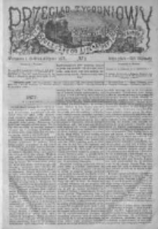 Przegląd Tygodniowy Życia Społecznego Literatury i Sztuk Pięknych 1878, R.XIII, Nr 1