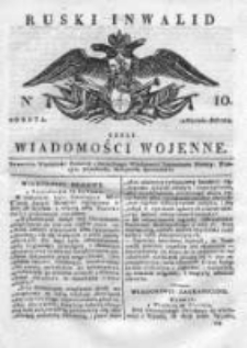 Ruski inwalid czyli wiadomości wojenne 1818, Nr 10