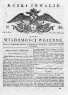 Ruski inwalid czyli wiadomości wojenne 1818, Nr 49