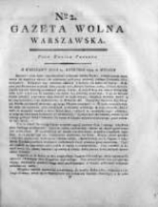 Gazeta Warszawska = (Gazeta Wolna Warszawska) 1794, Nr 2