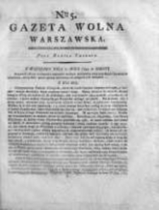 Gazeta Warszawska = (Gazeta Wolna Warszawska) 1794, Nr 5