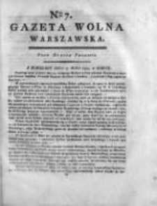 Gazeta Warszawska = (Gazeta Wolna Warszawska) 1794, Nr 7