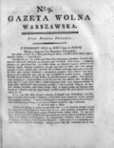 Gazeta Warszawska = (Gazeta Wolna Warszawska) 1794, Nr 9