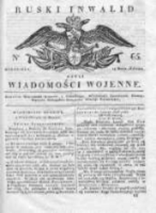 Ruski inwalid czyli wiadomości wojenne 1818, Nr 65