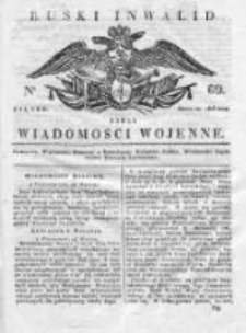 Ruski inwalid czyli wiadomości wojenne 1818, Nr 69