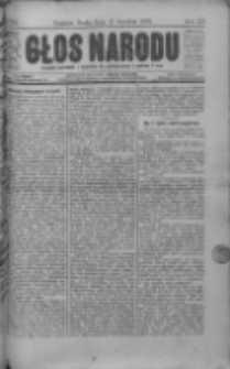 Głos Narodu 1895, Nr 285