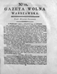 Gazeta Warszawska = (Gazeta Wolna Warszawska) 1794, Nr12