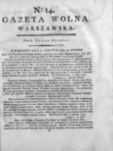 Gazeta Warszawska = (Gazeta Wolna Warszawska) 1794, Nr14