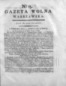 Gazeta Warszawska = (Gazeta Wolna Warszawska) 1794, Nr15