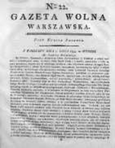 Gazeta Warszawska = (Gazeta Wolna Warszawska) 1794, Nr22