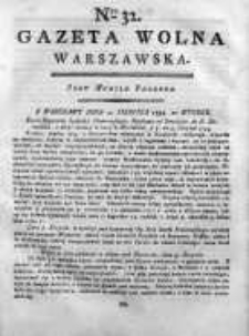 Gazeta Warszawska = (Gazeta Wolna Warszawska) 1794, Nr32