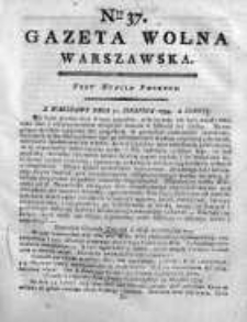 Gazeta Warszawska = (Gazeta Wolna Warszawska) 1794, Nr37